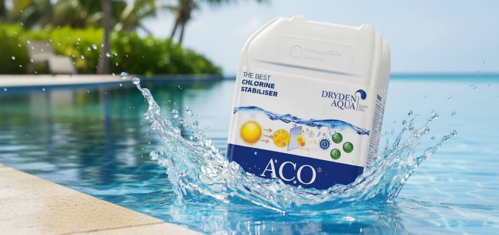 ACO estabilizador de cloro para piscinas exteriores